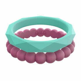WOMEN’S KRISTINA SILICONE STACKABLE SET –