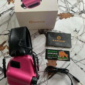 Earmor Premium Electronic Shooting Earmuffs M31- Pink