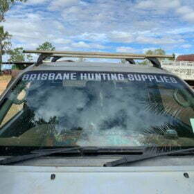 Brisbane Hunting Supplies Windscreen Sticker