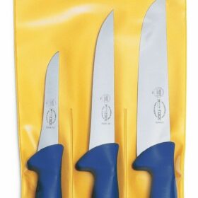 F. Dick (8255300) Set of 3 Ergogrip Butcher Knives in pouch