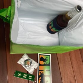 BHS Green cooler pack (with brag stick pop socket and stubby cooler