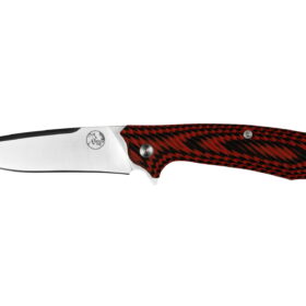 Tassie Tiger Folding Pocket Knife with Red & Black