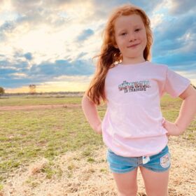 Cowgirl in Training Tee -Pink