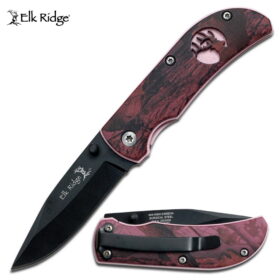 Elk Ridge Pink Lockback Pocket Knife ER-120PC